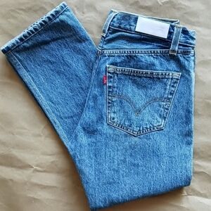 Re/Done Levi's High Rise Ankle Crop Jeans Size 30